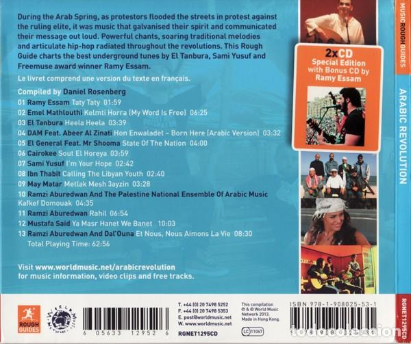 CDs de m&uacute;sica: The Rough Guide To Arabic Revolution - Various - 2 x CD - Foto 2