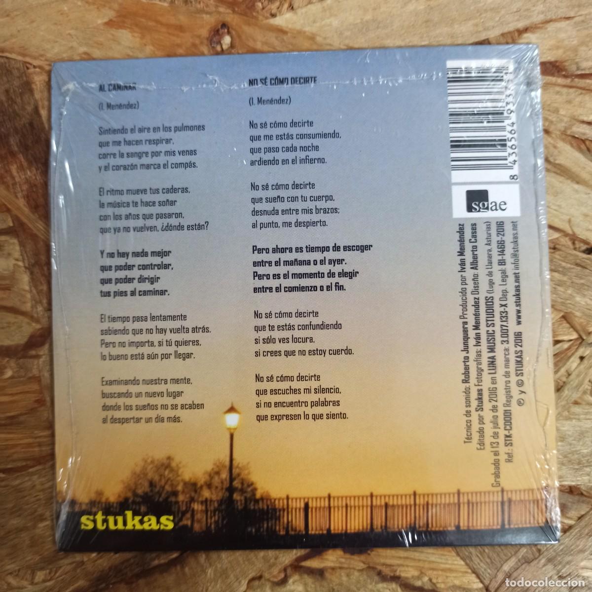 CDs de m&uacute;sica: CD Stukas &ndash; Al Caminar / No S&eacute; C&oacute;mo Decirte - Foto 2