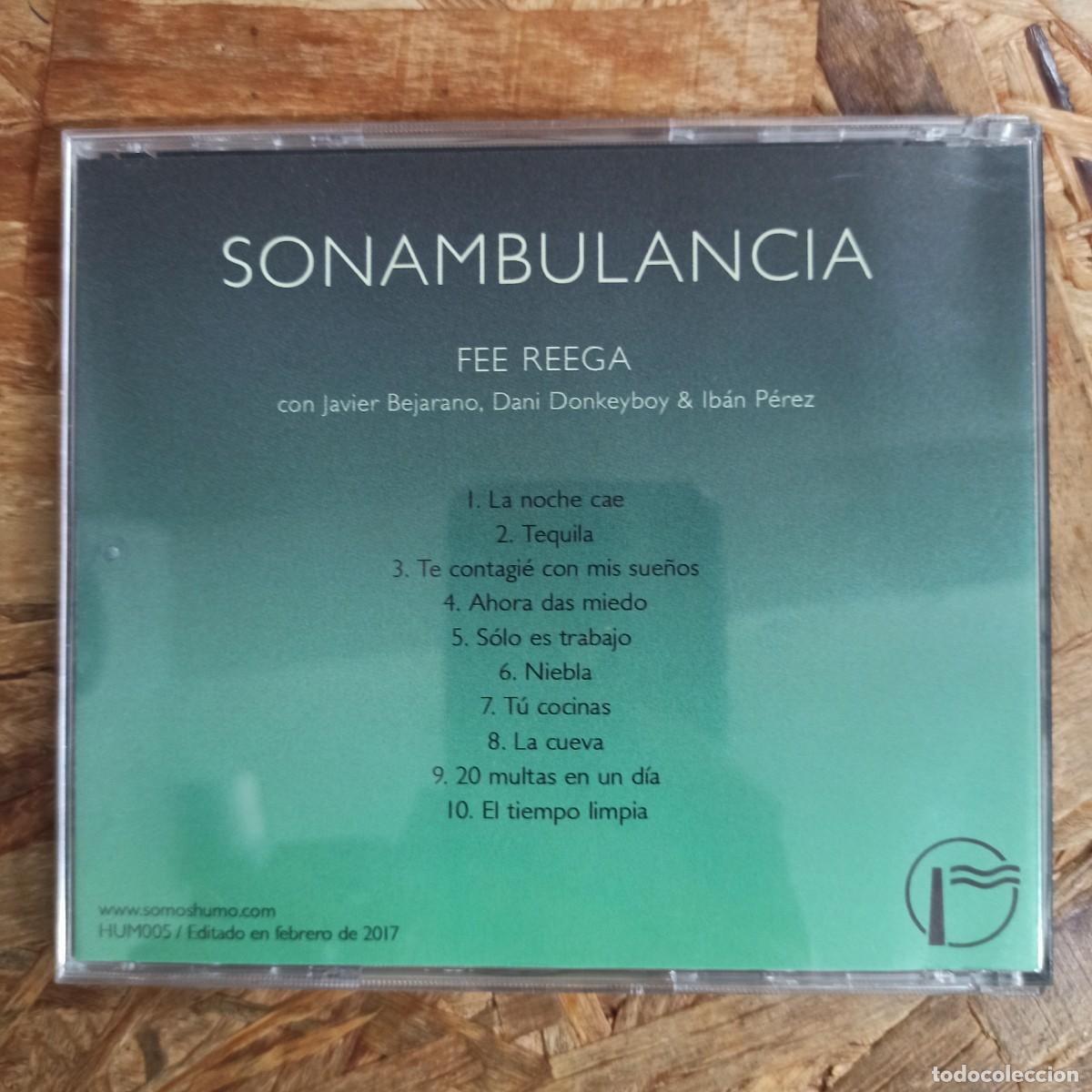 CDs de m&uacute;sica: CD Fee Reega - Sonambulancia - Foto 2