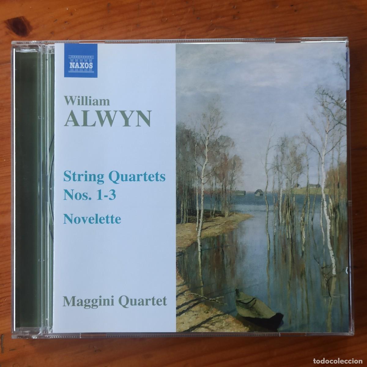 CDs de m&uacute;sica: CD William Alwyn, Maggini Quartet* &ndash; String Quartets Nos. 1-3 &mdash; Novelette - Foto 1