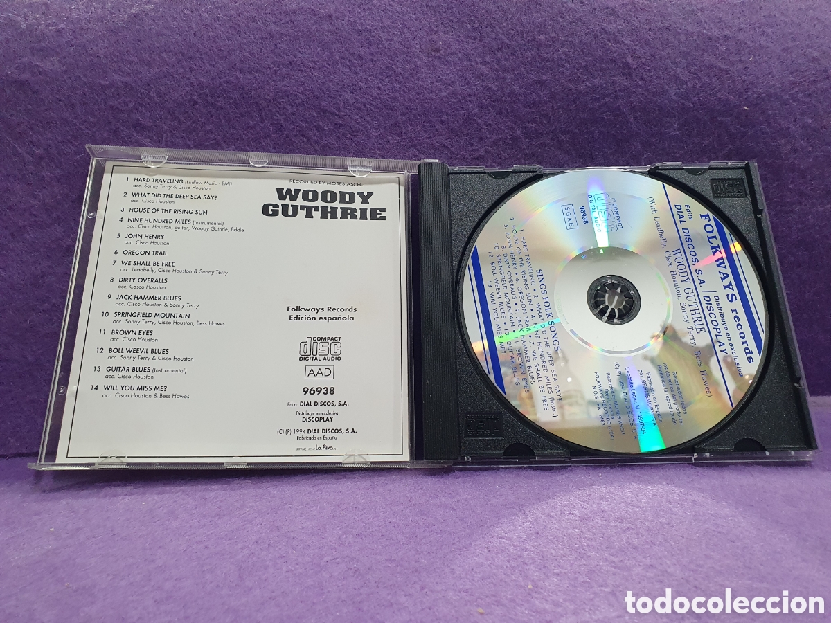 CDs de m&uacute;sica: CD. Woody Guthrie. (L94) - Foto 2