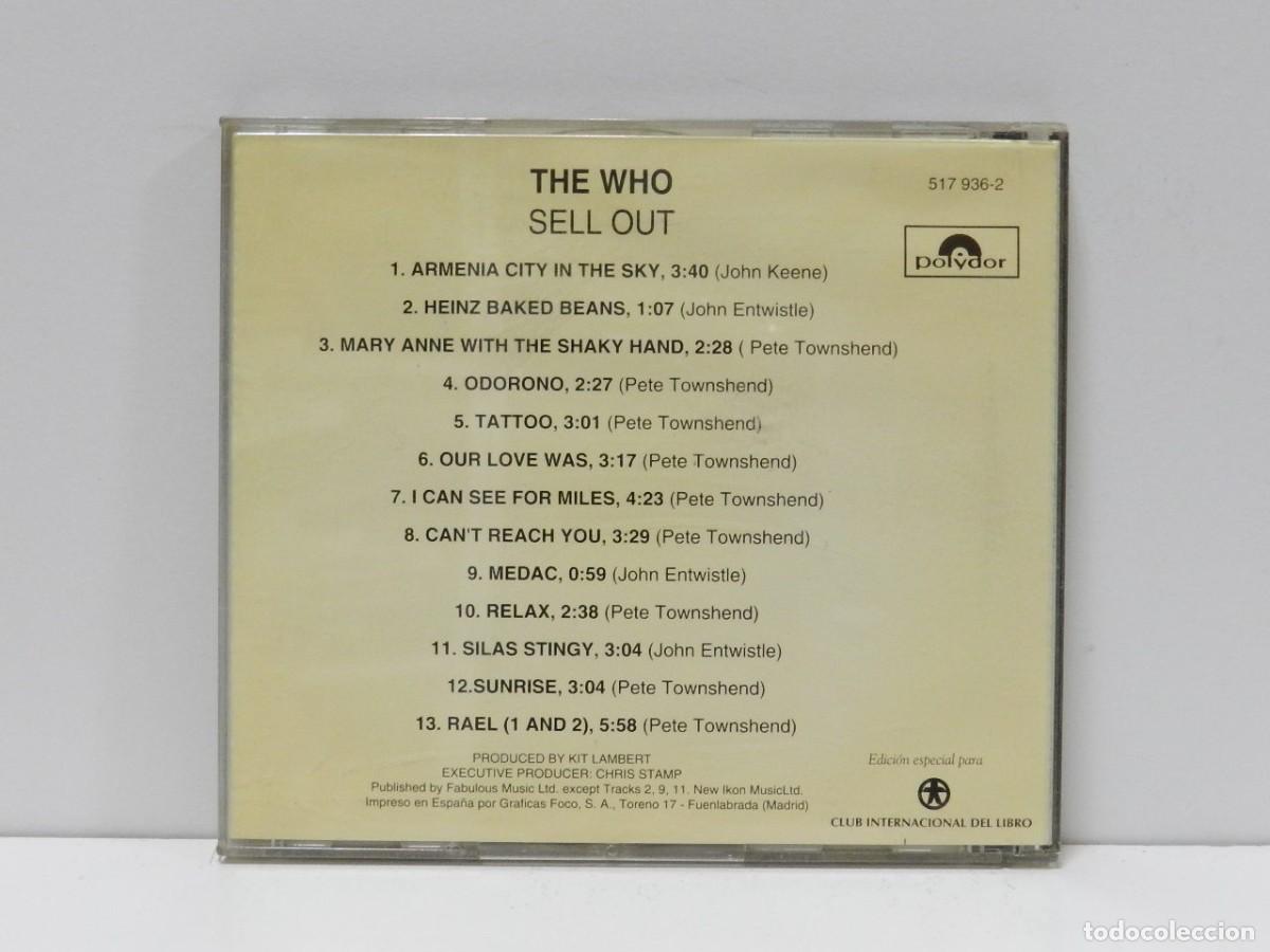 CDs de m&uacute;sica: DISCO CD. The Who &ndash; Los 60 De Los 60. COMPACT DISC. - Foto 2