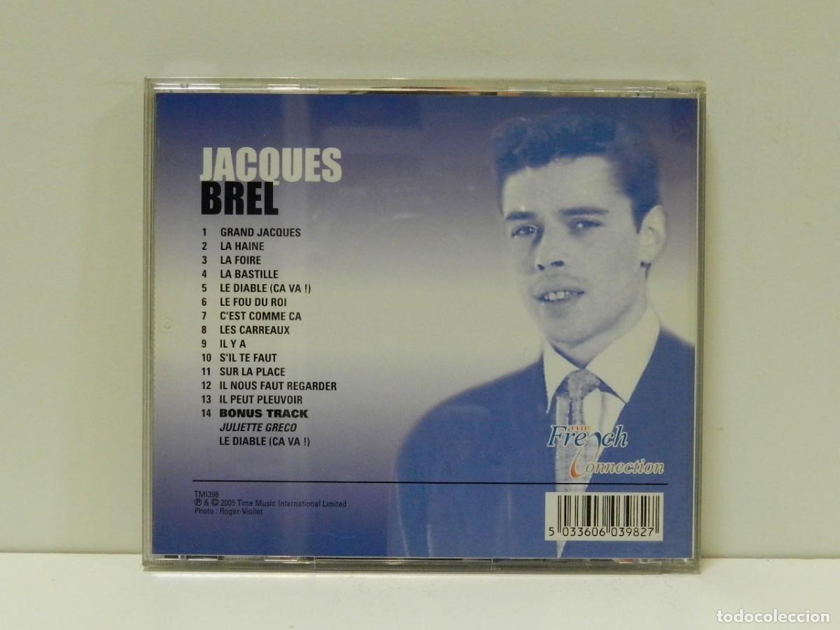 CDs de m&uacute;sica: DISCO CD. Jacques Brel &ndash; Grand Jacques. COMPACT DISC. - Foto 2