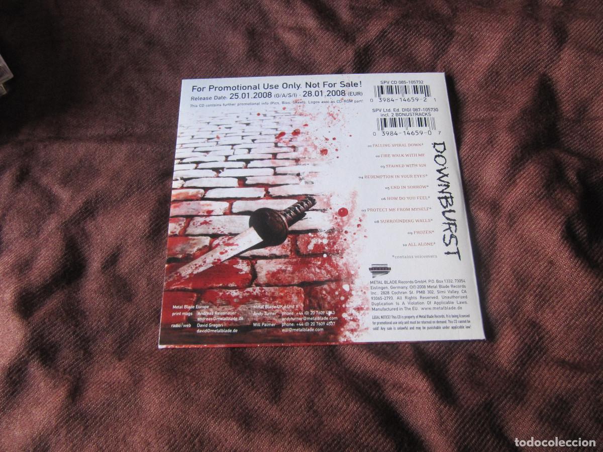 CDs de m&uacute;sica: BRAINSTORM DOWNBURST CD PROMO - Foto 2