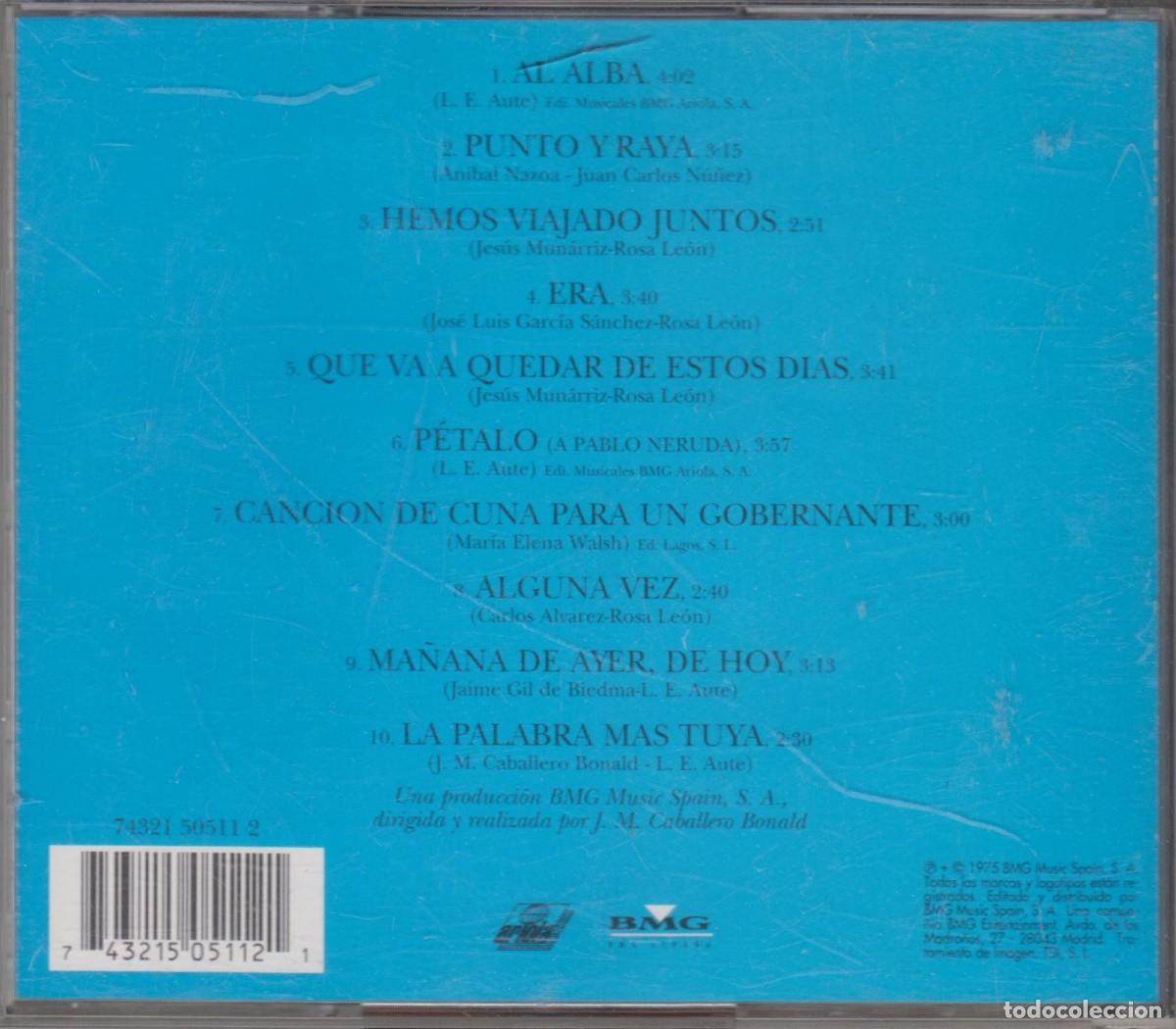 CDs de m&uacute;sica: Rosa Le&oacute;n cd Al Alba y otros &eacute;xitos 1997 - Foto 2