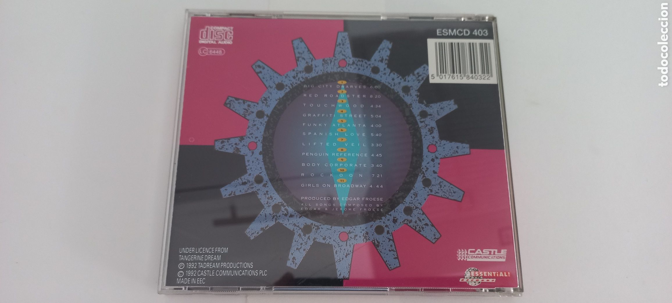 CDs de m&uacute;sica: Tangerine Dream CD Rockoon remastered como nuevo - Foto 2