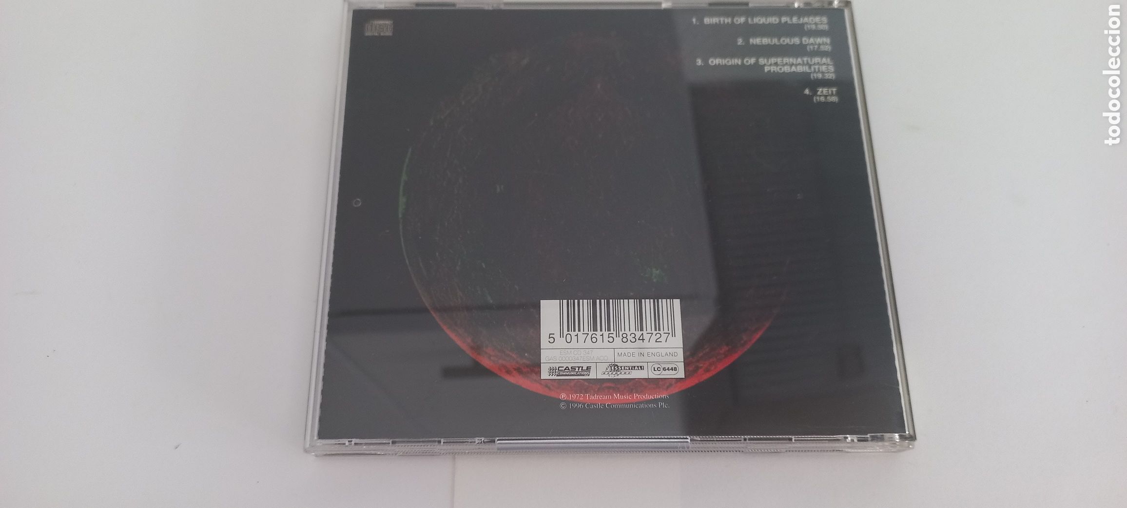 CDs de m&uacute;sica: Tangerine Dream CD Zeit cd como nuevo - Foto 2