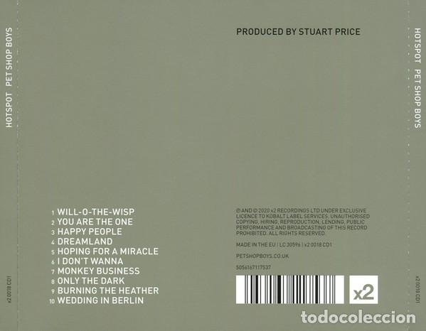 CDs de m&uacute;sica: Pet Shop Boys &ndash; Hotspot - Foto 2