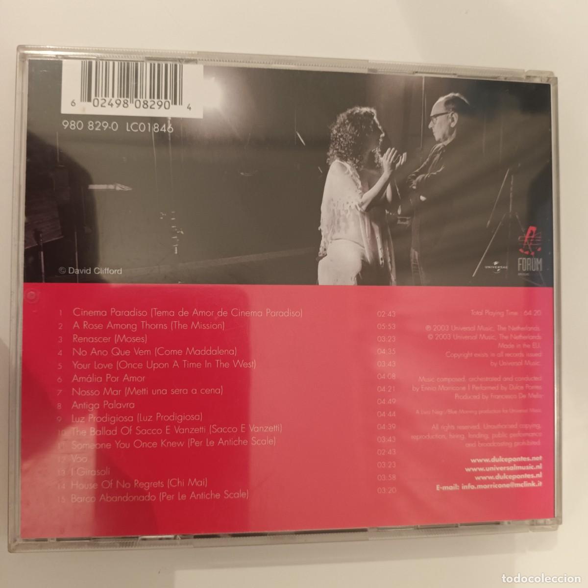 CDs de m&uacute;sica: Ennio Morricone & Dulce Pontes , Focus , CD 2003 estado impecable. - Foto 2