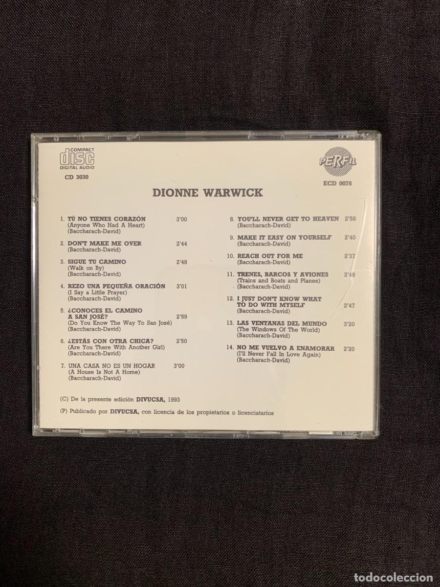 CDs de m&uacute;sica: Dionne Warwick CD jazz - Foto 2