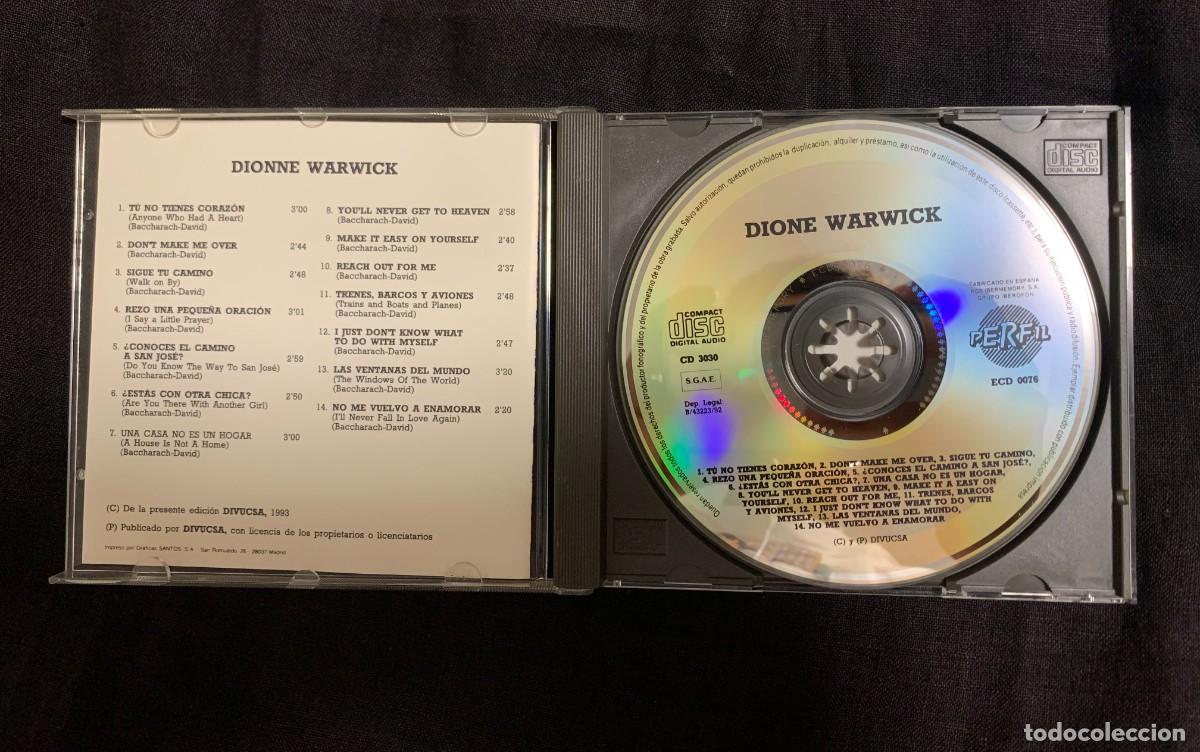 CDs de m&uacute;sica: Dionne Warwick CD jazz - Foto 3