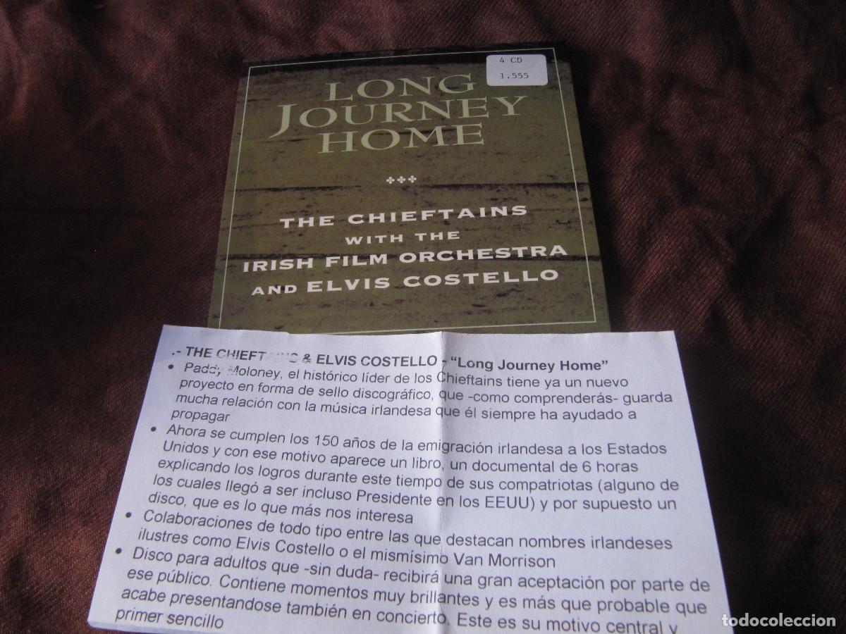 CDs de m&uacute;sica: THE CHIEFTAINS-LONG JOURNEY HOME CD SINGLE CADENA 100 - Foto 1