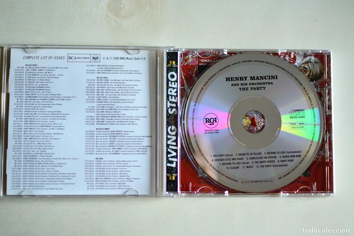 CDs de m&uacute;sica: THE PARTY - HENRY MANCINI - Foto 3