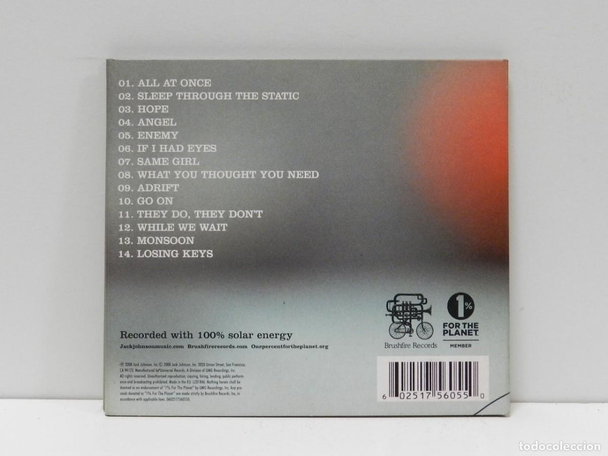 CDs de m&uacute;sica: DISCO CD. Jack Johnson &ndash; Sleep Through The Static. COMPACT DISC. - Foto 2
