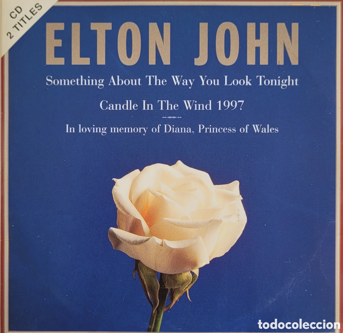 CDs de m&uacute;sica: ELTON JOHN CD-MAXI CON DOS CANCIONES - Foto 1