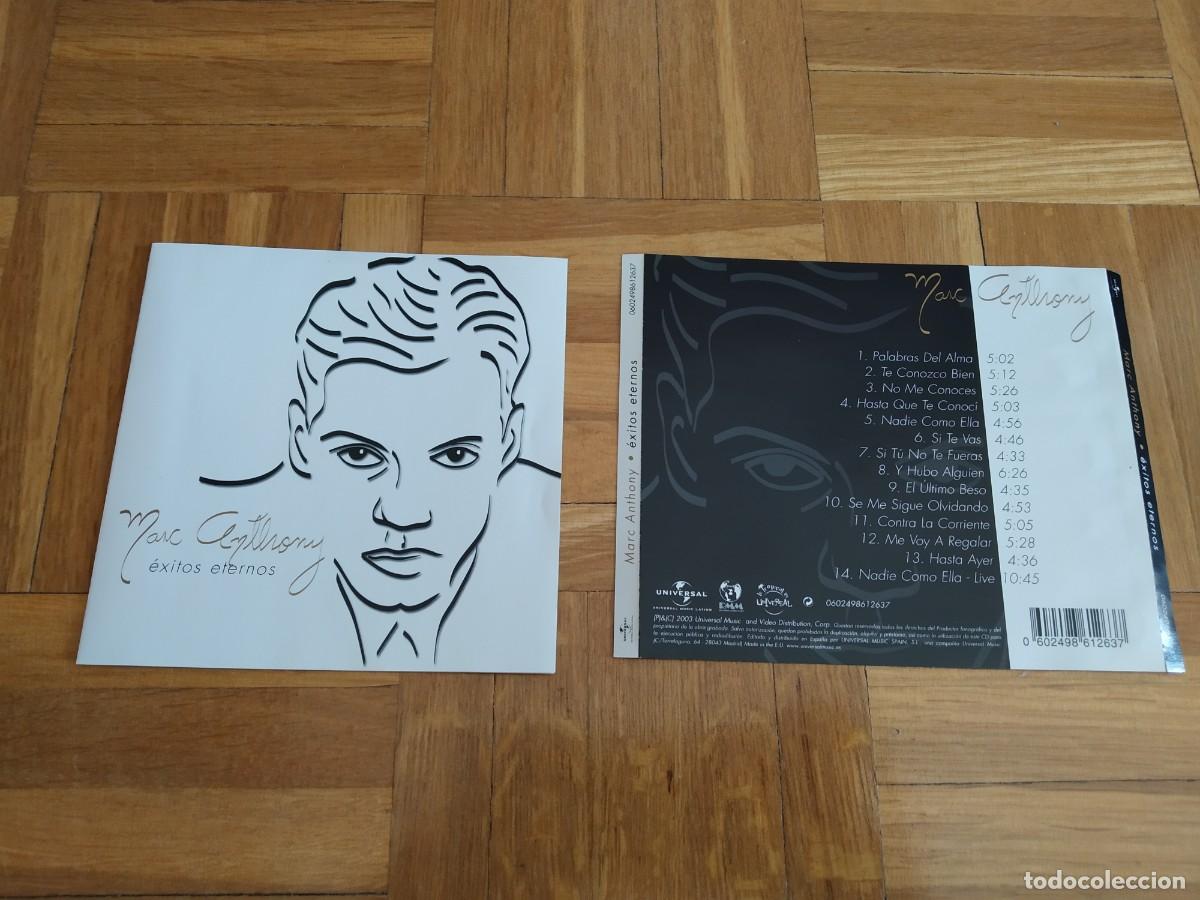 CDs de m&uacute;sica: LIBRETO Y CARATULA SIN EL CD MARC ANTHONY EXITOS ETERNOS - Foto 1