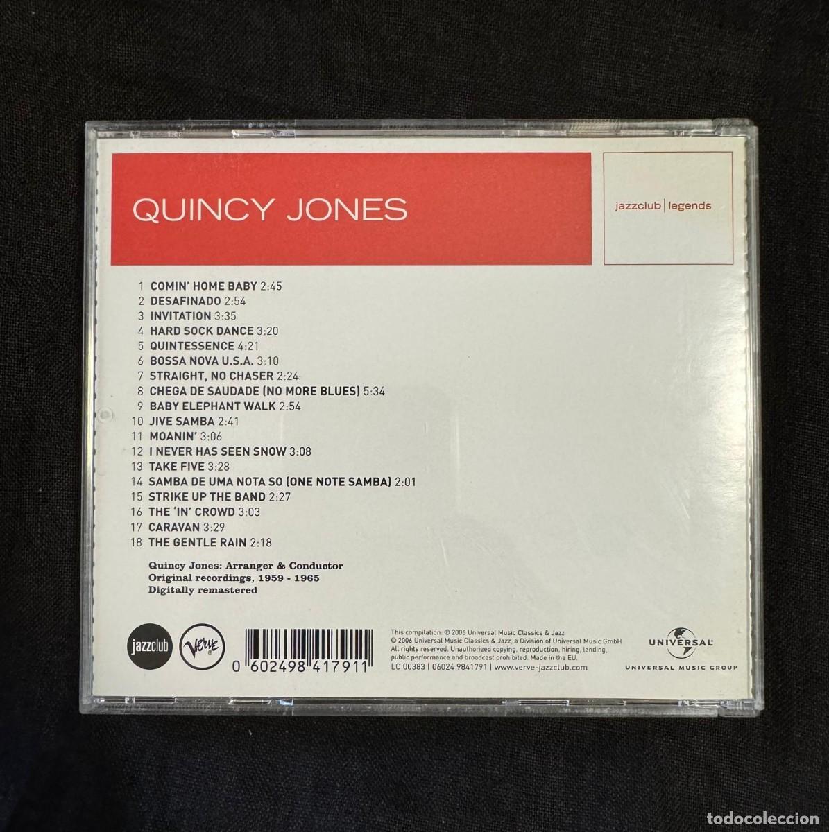 CDs de m&uacute;sica: Quincy Jones CD Jazz - Foto 2