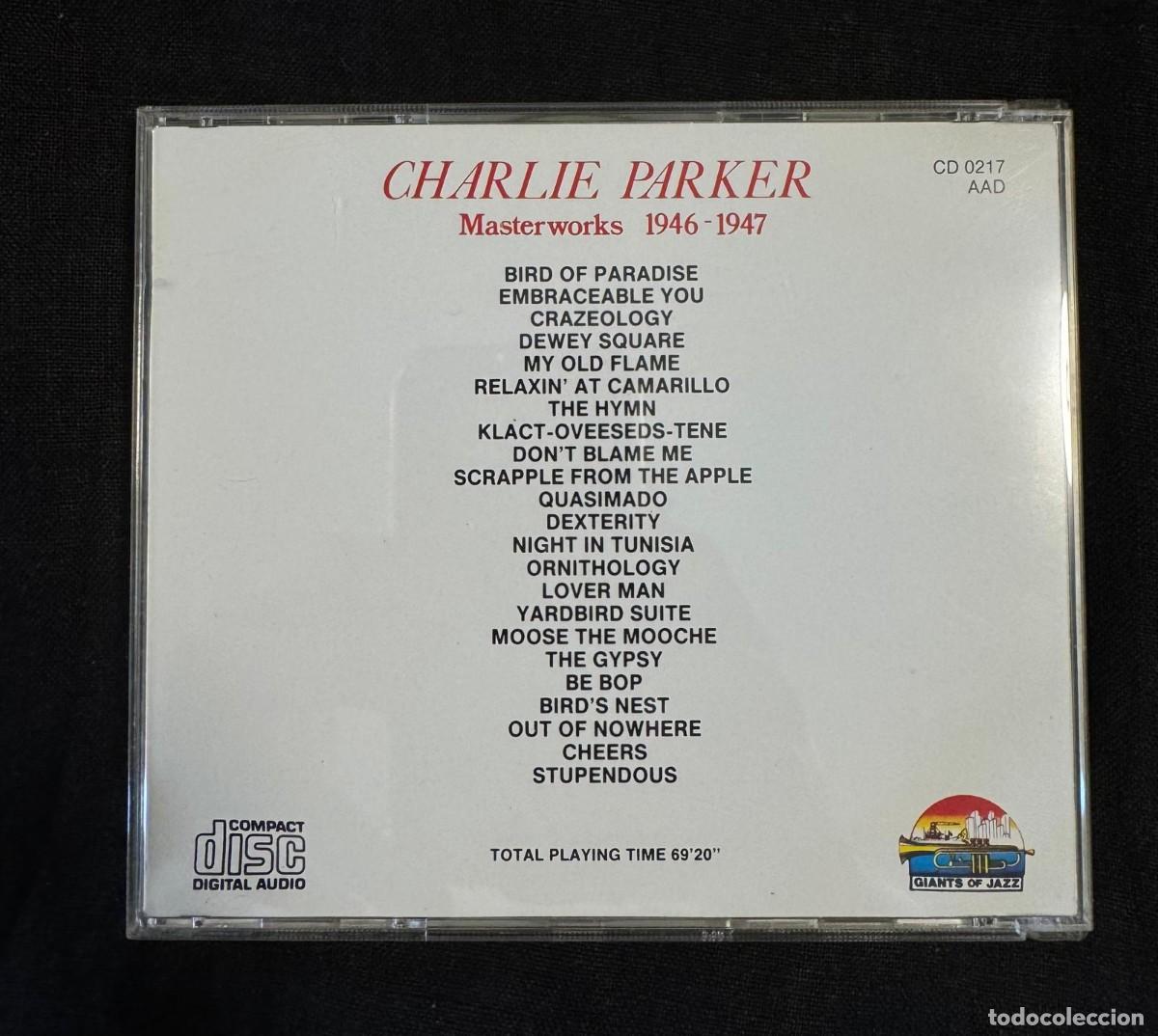 CDs de m&uacute;sica: Charlie Parker (Masterworks) CD - Foto 2
