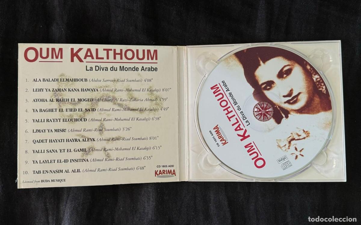 CDs de m&uacute;sica: Oum Kalthoum la diva du Monde Arabe CD - Foto 3