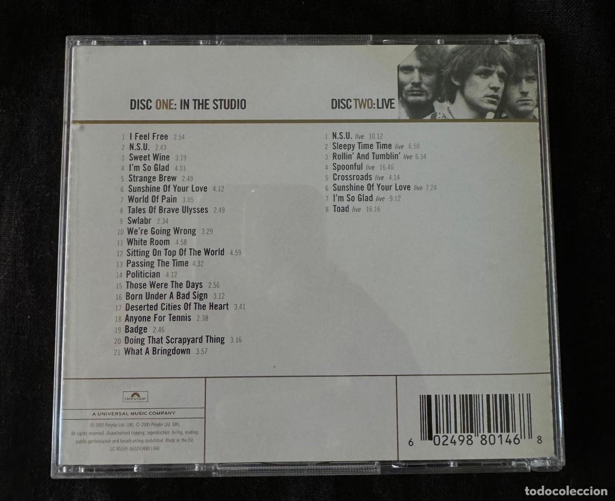 CDs de m&uacute;sica: Cream Gold Definitive Collection 2 CD - Foto 2
