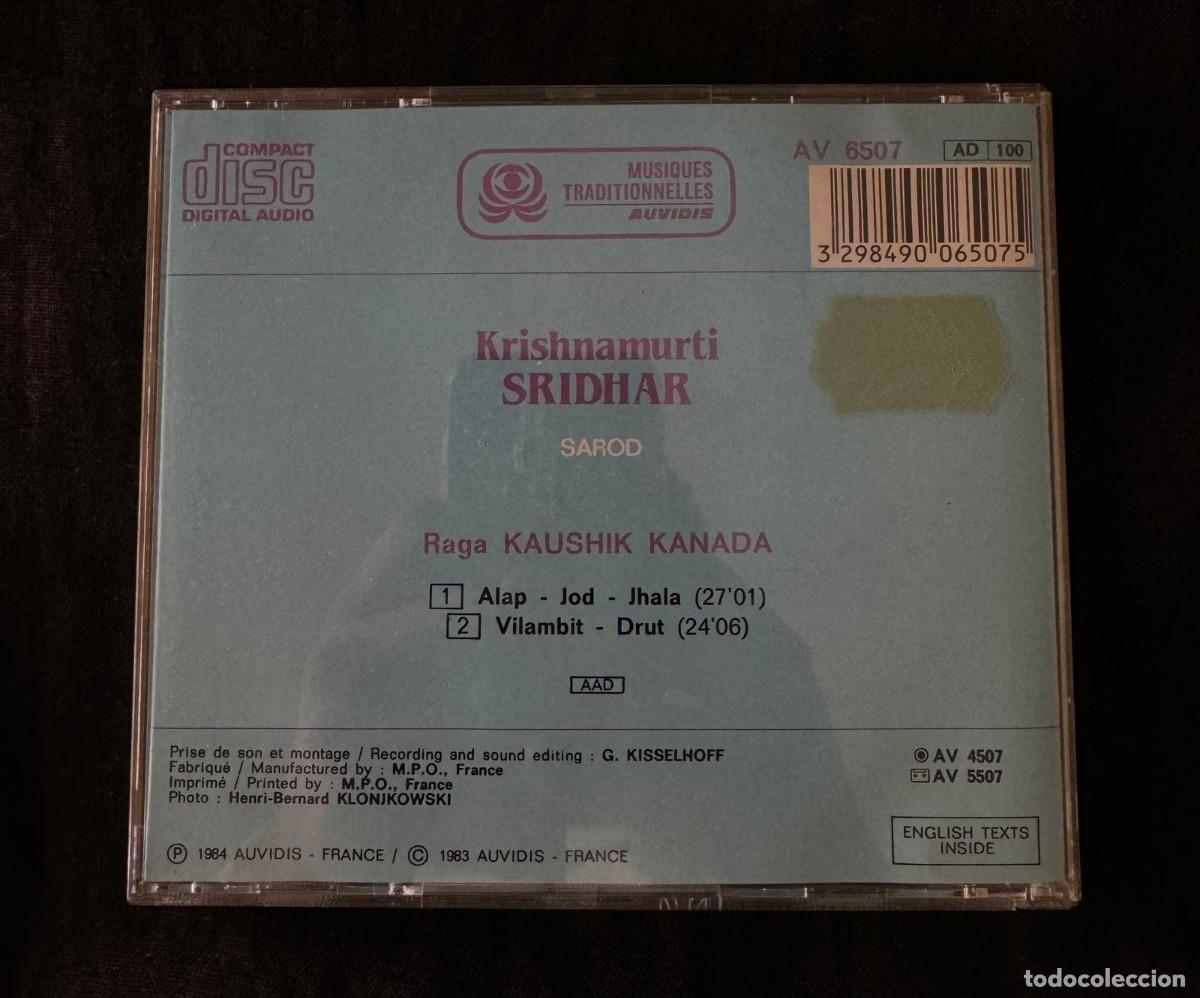 CDs de m&uacute;sica: Krishnamurti Sridhar CD - Foto 2