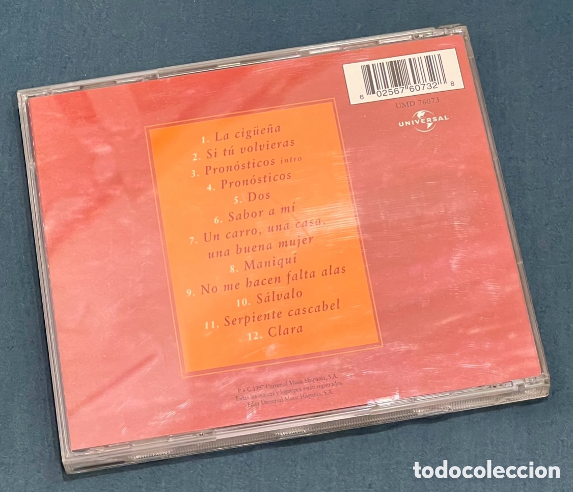 CDs de m&uacute;sica: CD. Lucrecia. &ldquo;Pron&oacute;sticos&rdquo;. 1997. - Foto 2