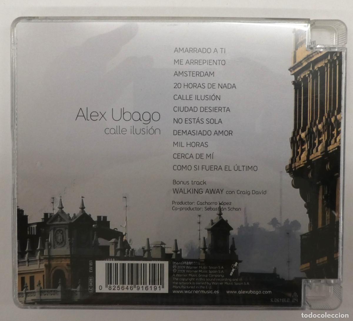 CDs de m&uacute;sica: Alex ubago, Calle ilusi&oacute;n, CD , 2009 - Foto 3