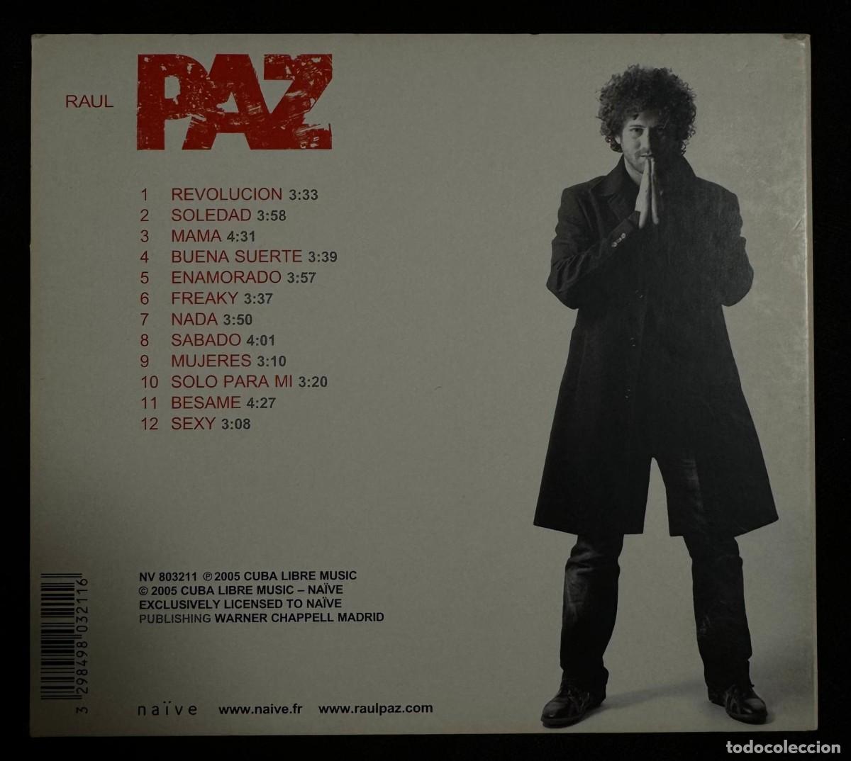 CDs de m&uacute;sica: Raul Paz (Revolucion) CD - Foto 2