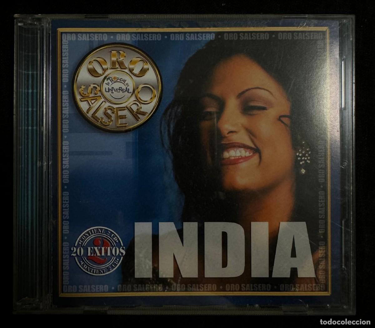 CDs de m&uacute;sica: India Oro Salsero (20 &Eacute;xitos) 2 CD - Foto 1