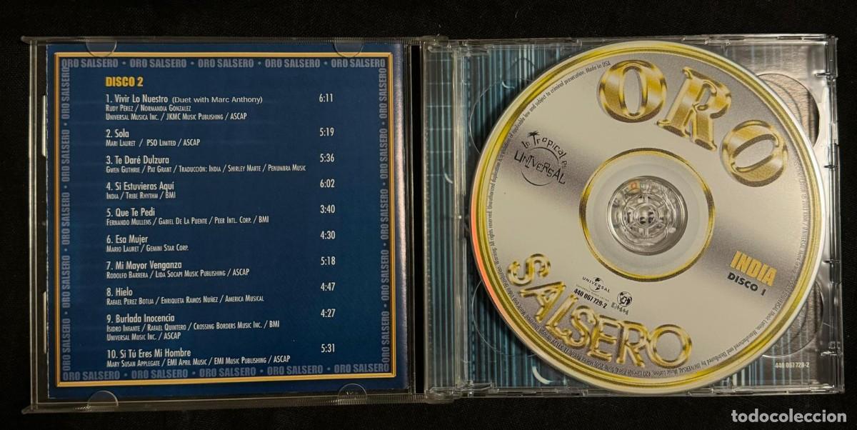 CDs de m&uacute;sica: India Oro Salsero (20 &Eacute;xitos) 2 CD - Foto 3