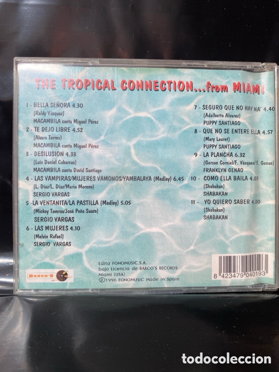 CDs de m&uacute;sica: CD THE TROPICAL CONNECTION. MIAMI. - Foto 2
