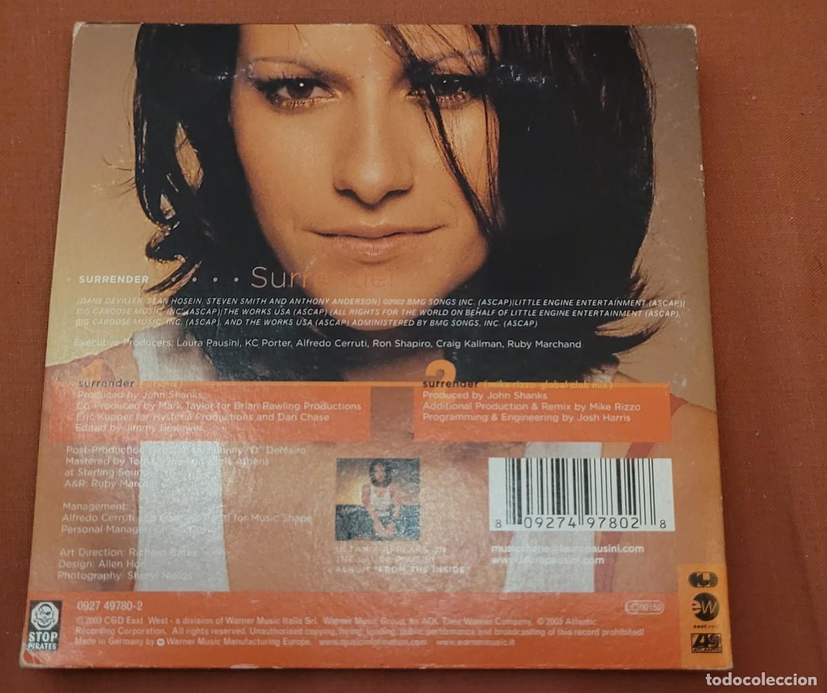 CDs de m&uacute;sica: Laura Pausini Surrender single 2 remixes - Foto 2