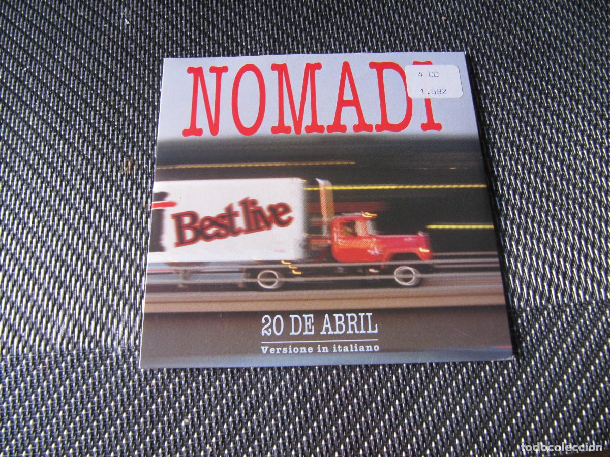 CDs de m&uacute;sica: NOMADI - 20 DE ABRIL - CD SINGLE - PROMO - Foto 1