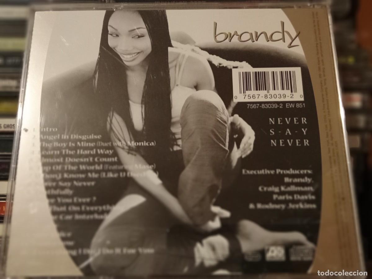 CDs de m&uacute;sica: Brandy &lrm;&ndash; Never Say Never-CD - Foto 2