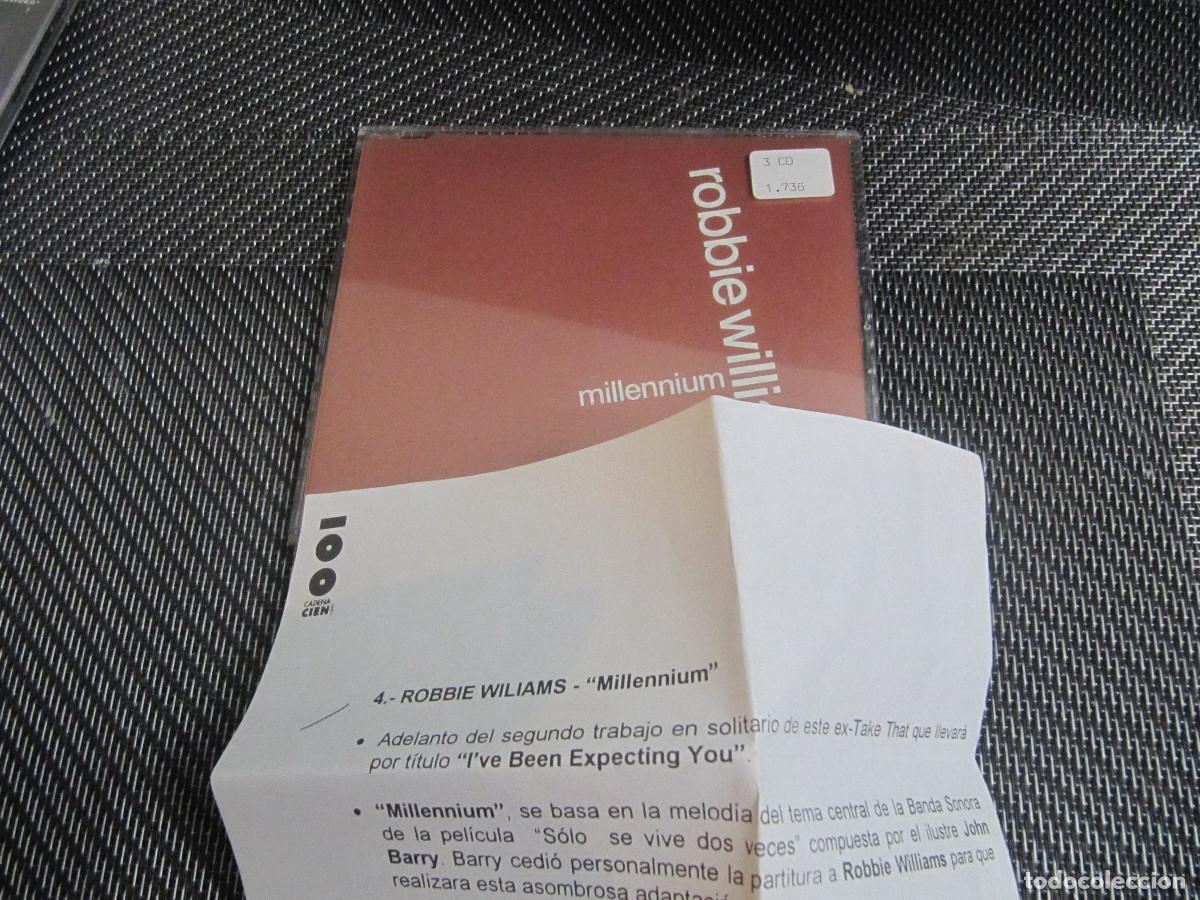 CDs de m&uacute;sica: Millennium (CD Single CADENA 100) - Williams, Robbie - Foto 1