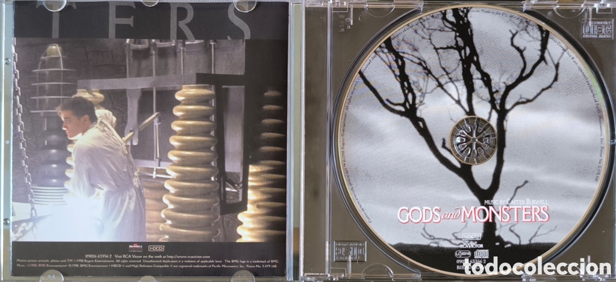 CDs de m&uacute;sica: CD GODS and MONSTERS. CARTER BURWELL - Foto 2