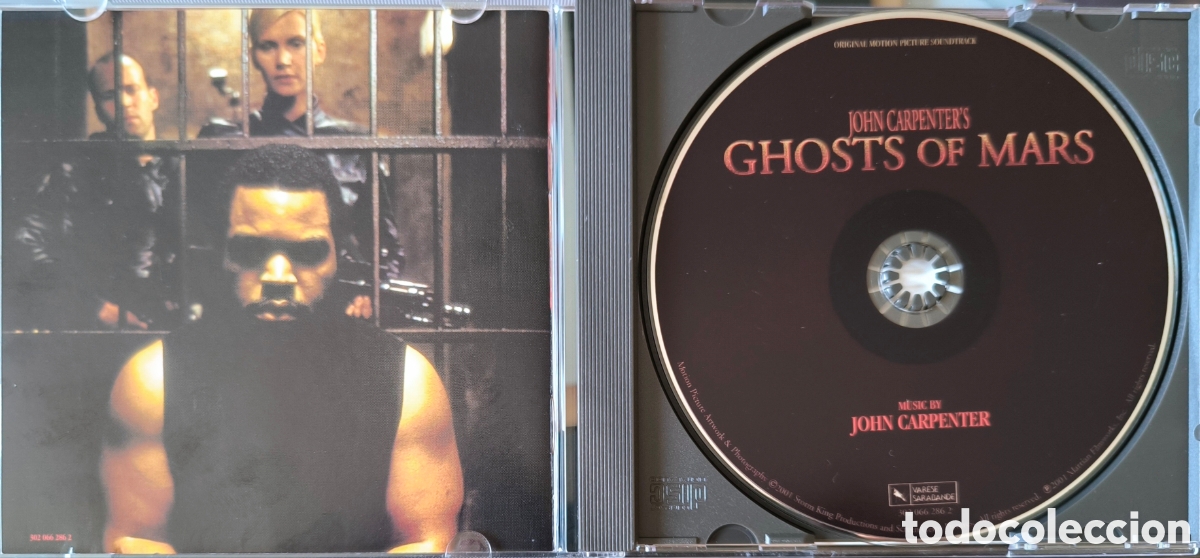 CDs de m&uacute;sica: Cd GHOSTS OF MARS. JOHN CARPENTER - Foto 2