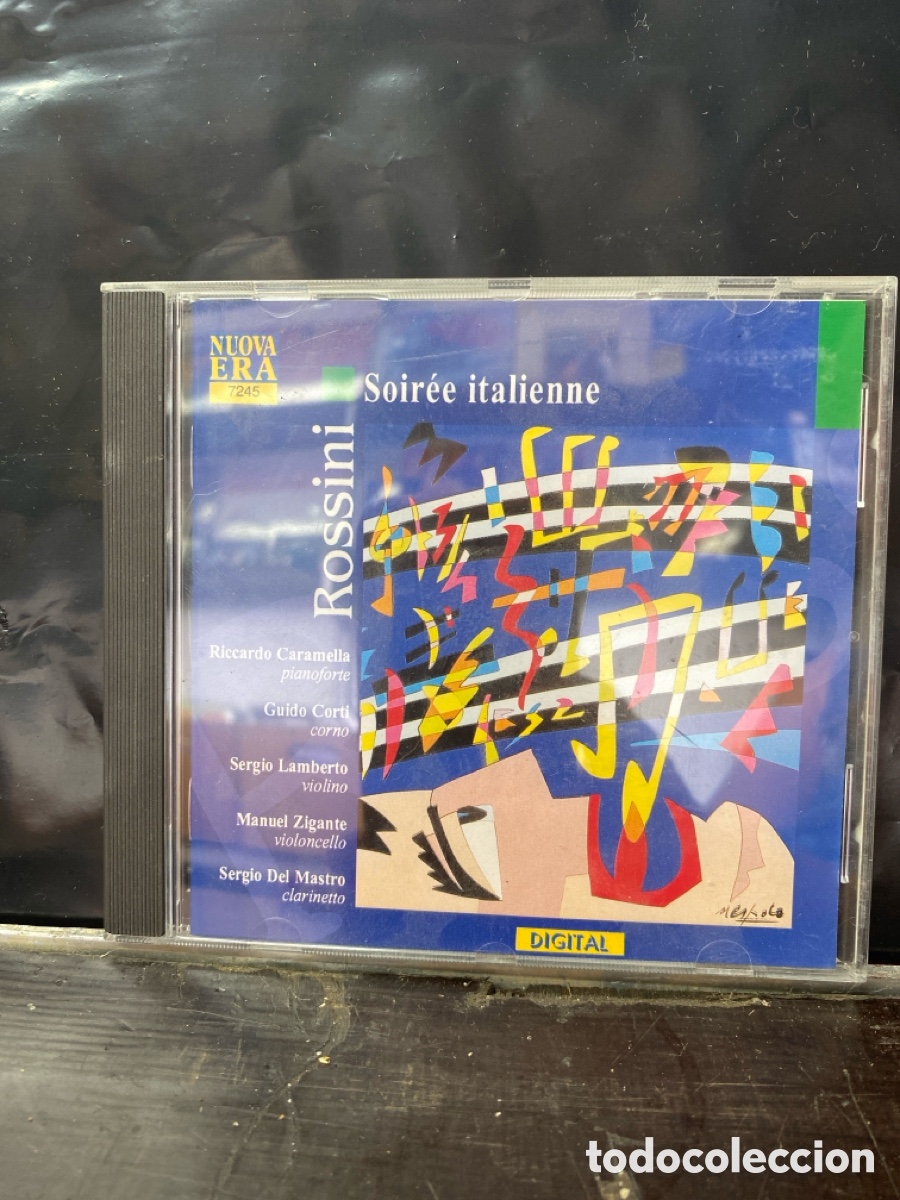 CDs de m&uacute;sica: CD ROSSINI. SOIR&Eacute;E ITALIENNE. - Foto 1