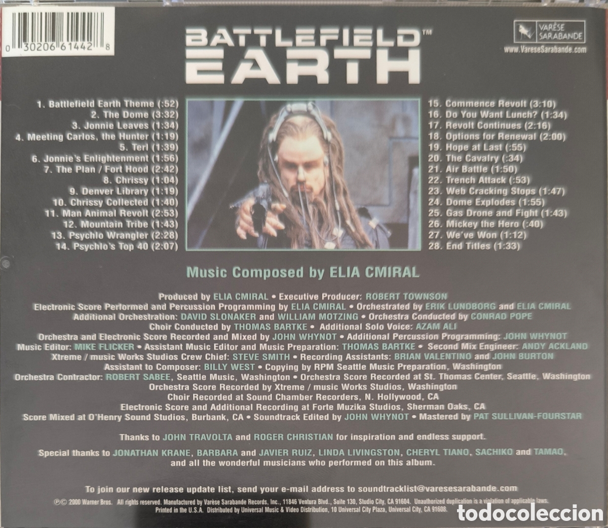 CDs de m&uacute;sica: Cd BATTLEFIELD EARTH. ELIA CMIRAL. - Foto 3