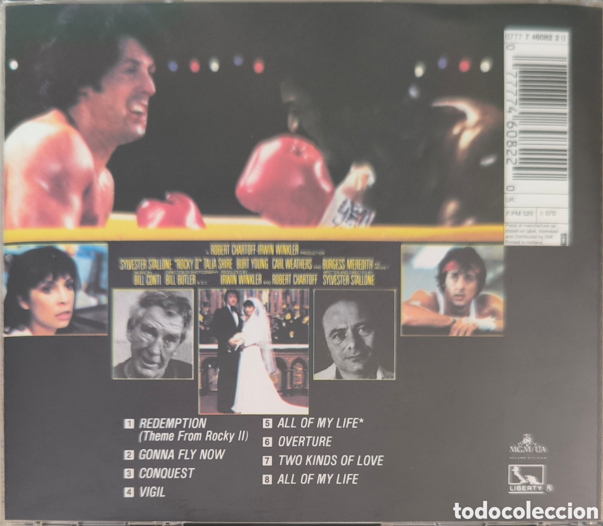 CDs de m&uacute;sica: CD ROCKY II. BILL CONTI. - Foto 3