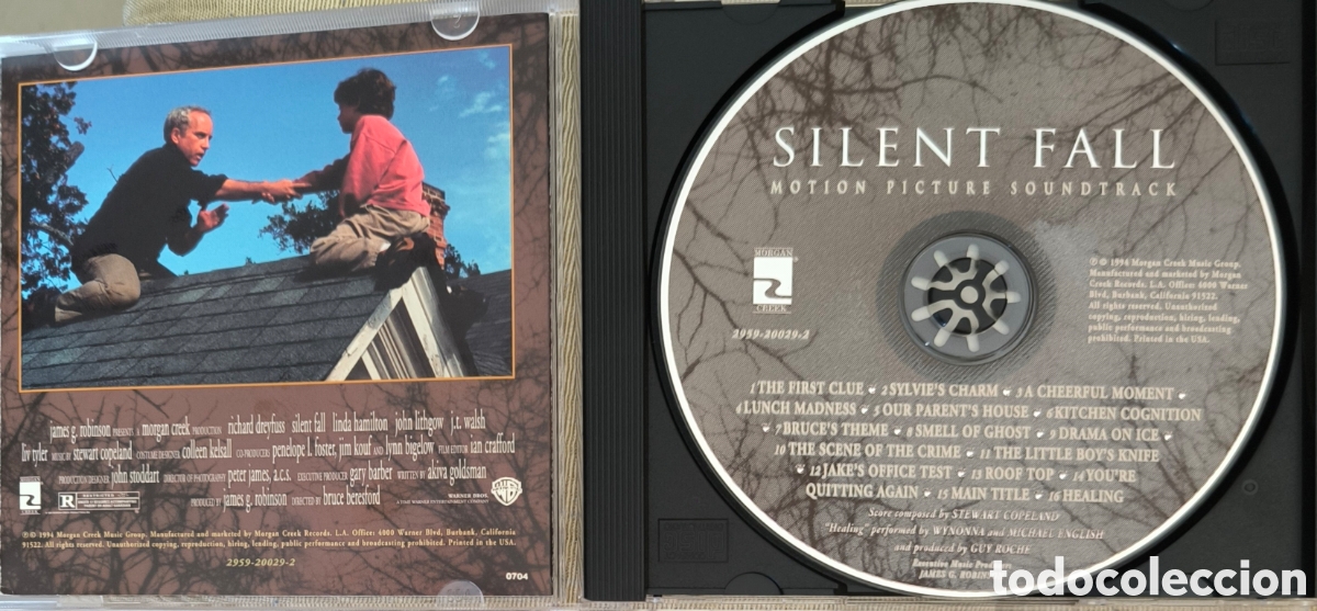 CDs de m&uacute;sica: Cd SILENT FALL. STEWART COPELAND. - Foto 2