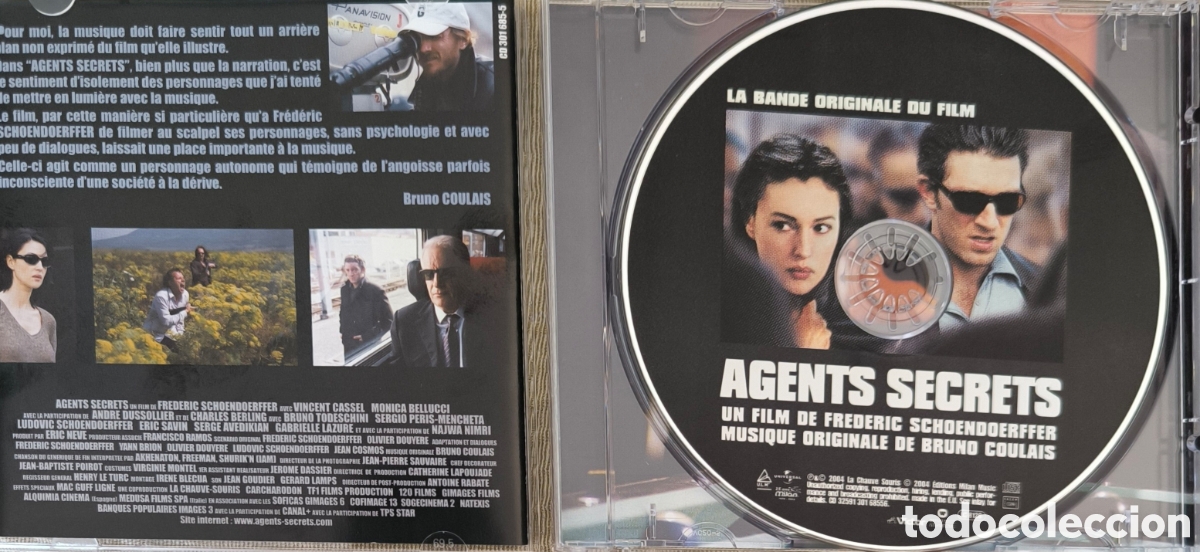 CDs de m&uacute;sica: Cd AGENTS SECRETS. BRUNO COULAIS. - Foto 2