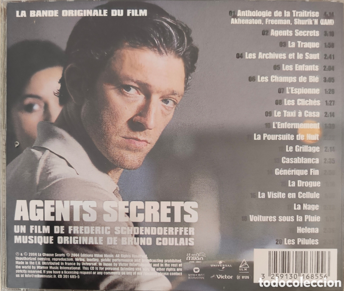 CDs de m&uacute;sica: Cd AGENTS SECRETS. BRUNO COULAIS. - Foto 3
