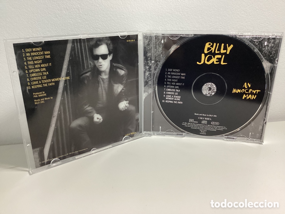CDs de m&uacute;sica: Billy Joel - An Innocent Man - Cd 1998 - Foto 3
