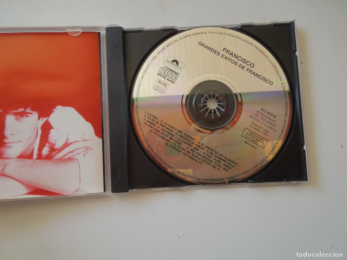 CDs de m&uacute;sica: FRANCISCO , GRANDES EXITOS - CD -POLYDOR-1991 - 14 TEMAS - Foto 2