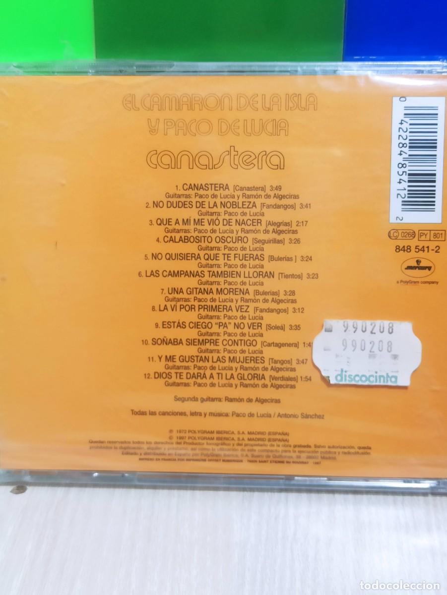 CDs de m&uacute;sica: CAMAR&Oacute;N DE LA ISLA Y PACO DE LUC&Iacute;A (PRECINTADO) - Foto 2
