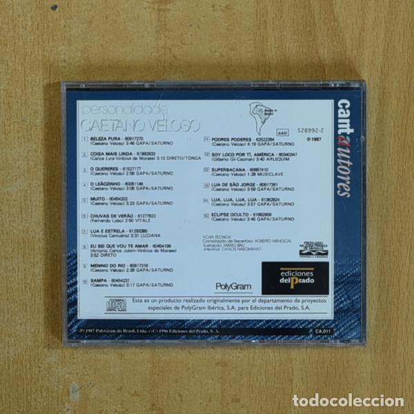 CDs de m&uacute;sica: CAETANO VELOSO - PERSONALIDADE - CD - Foto 2