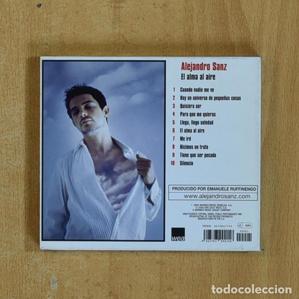 CDs de m&uacute;sica: ALEJANDRO SANZ - EL ALMA AL AIRE - CD - Foto 2