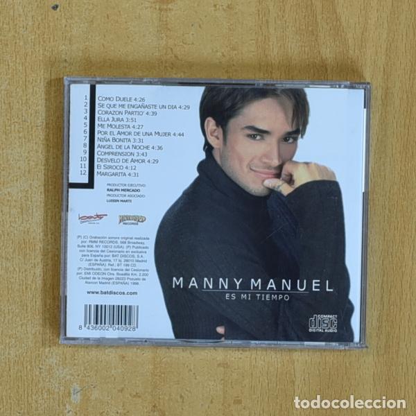 CDs de m&uacute;sica: MANNY MANUEL - ES MI TIEMPO - CD - Foto 2