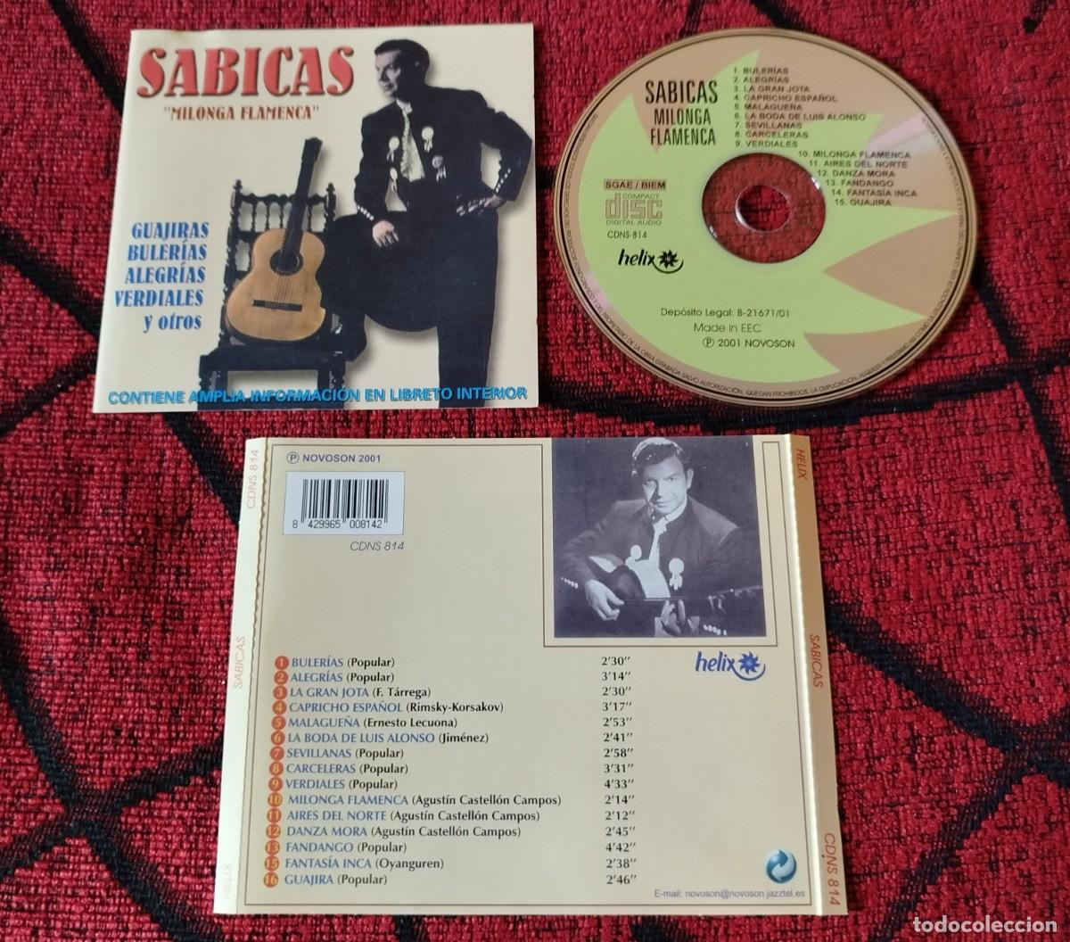 CDs de m&uacute;sica: SABICAS ** Milonga Flamenca ** CD ORIGINAL 2001 - Foto 1